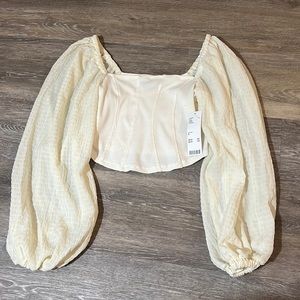 Urban Outfitters Puff Sleeve Top